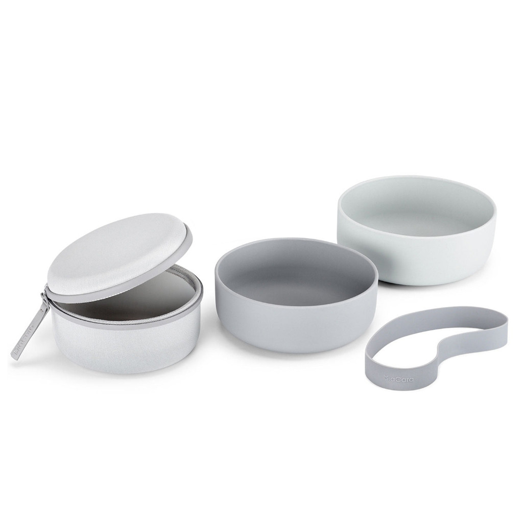 德國 MiaCara Bento 三合一便當盒組,含防滑硅膠碗及密封容器,方便外出用餐 圖 12
