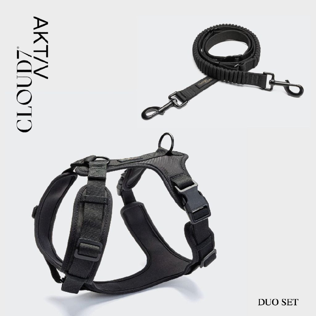 德國 Cloud7 外出雙件組 | AKTIV L-2 牽繩 + Y-3 胸背帶