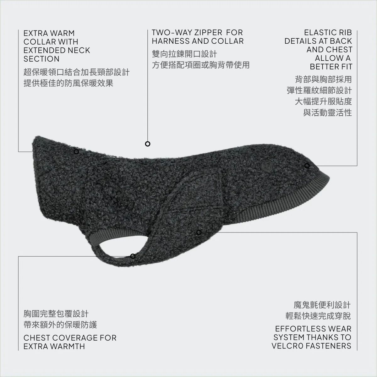 德國 Cloud7 Gotland 圈圈呢機能恆溫衣 主視覺圖